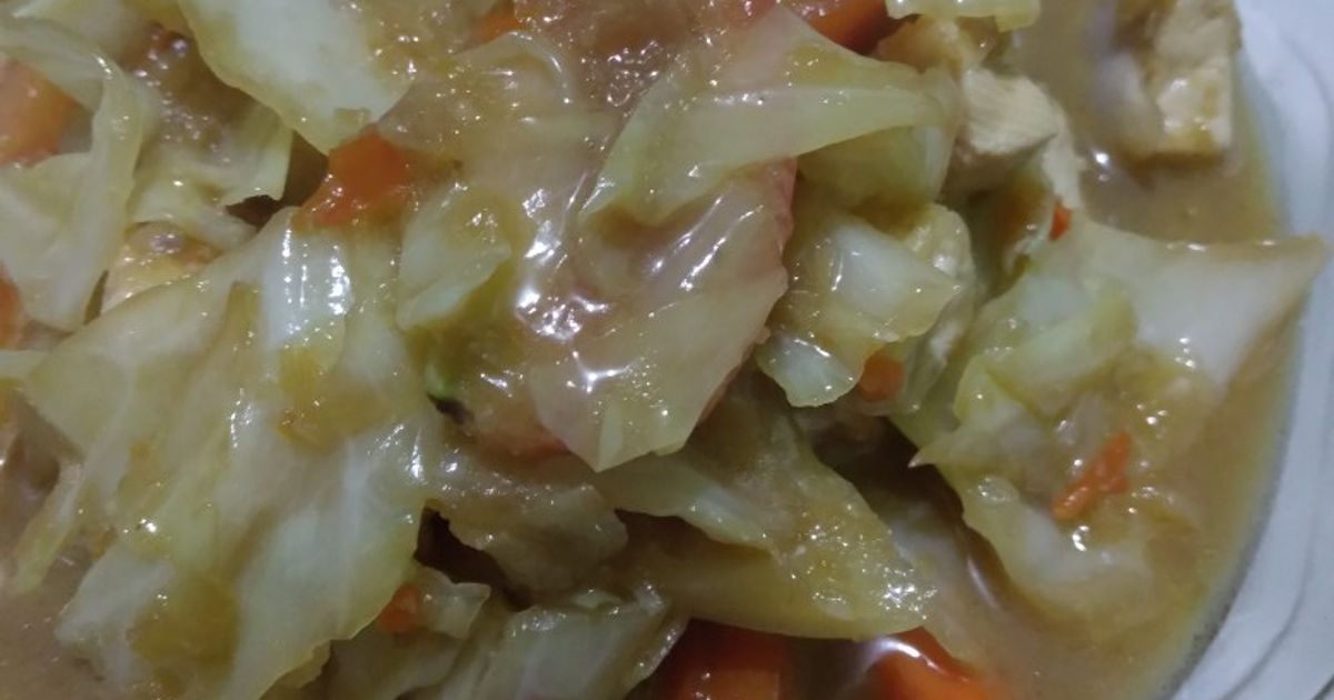 Tongseng Tahu Kubis Simpel