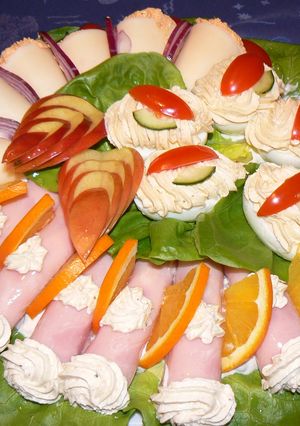 Vegyes hidegtál recept fotója