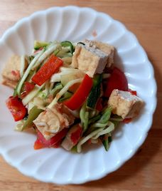 bí ngòi xào đậu hũ