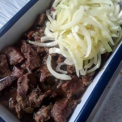 A picture of Sig's Tiegelbraten from Germany #myfavouriterecipes.