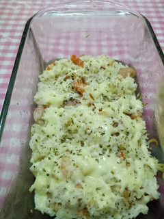 Foto resep Nasi panggang sosis udang