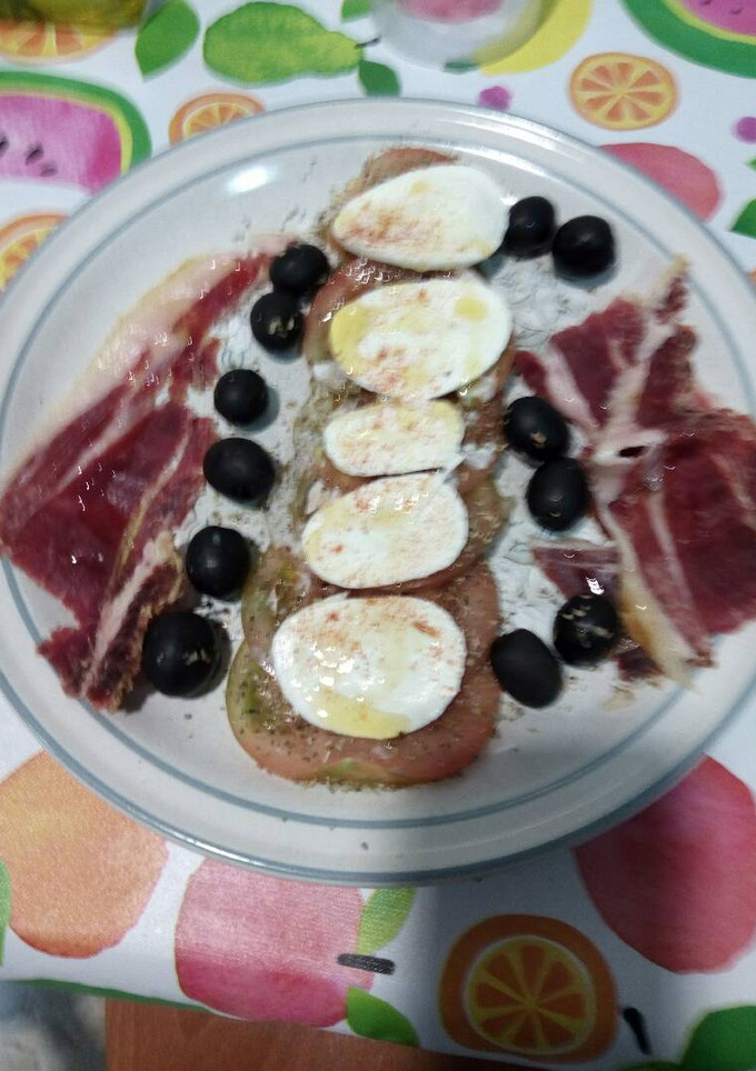 Una foto de Ensalada dúo proteico