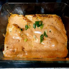 A picture of My Spiced Roast Chicken pieces in Bang Bang Sauce. 🥰😘.