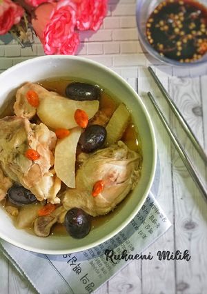 Foto resep 148. Sup Ayam Lobak Red Dates