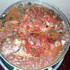 A picture of Wet fry Tilapia.
