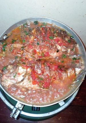 A picture of Wet fry Tilapia.