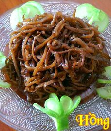 củ cải khô xào chay