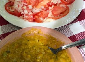 Una foto de Porotos Granados Mazamorra