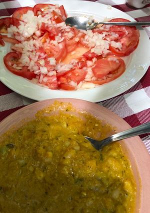 Una foto de Porotos Granados Mazamorra