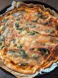 Quiche Épinard, Lardon et Munster