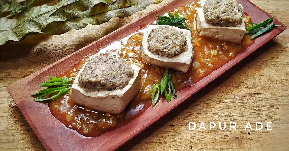 Resep Tahu Kukus Isi Daging Giling Jamur Steamed Tofu Oleh Dapur Ade