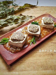 Foto resep Tahu Kukus Isi Daging Giling Jamur | steamed tofu