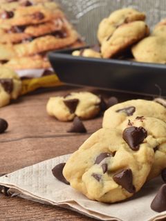 صورة لوصفة كوكيز هش 🍪🥛