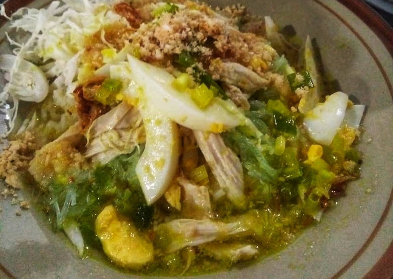 Soto ayam sederhana