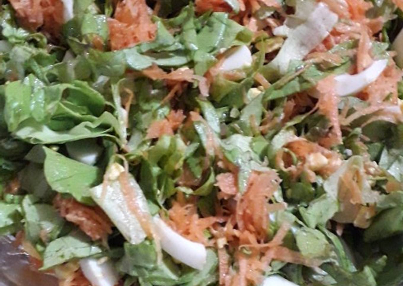 Ensalada rústica y saludable 👍🌹