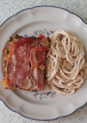A picture of Meatloaf 🥓.