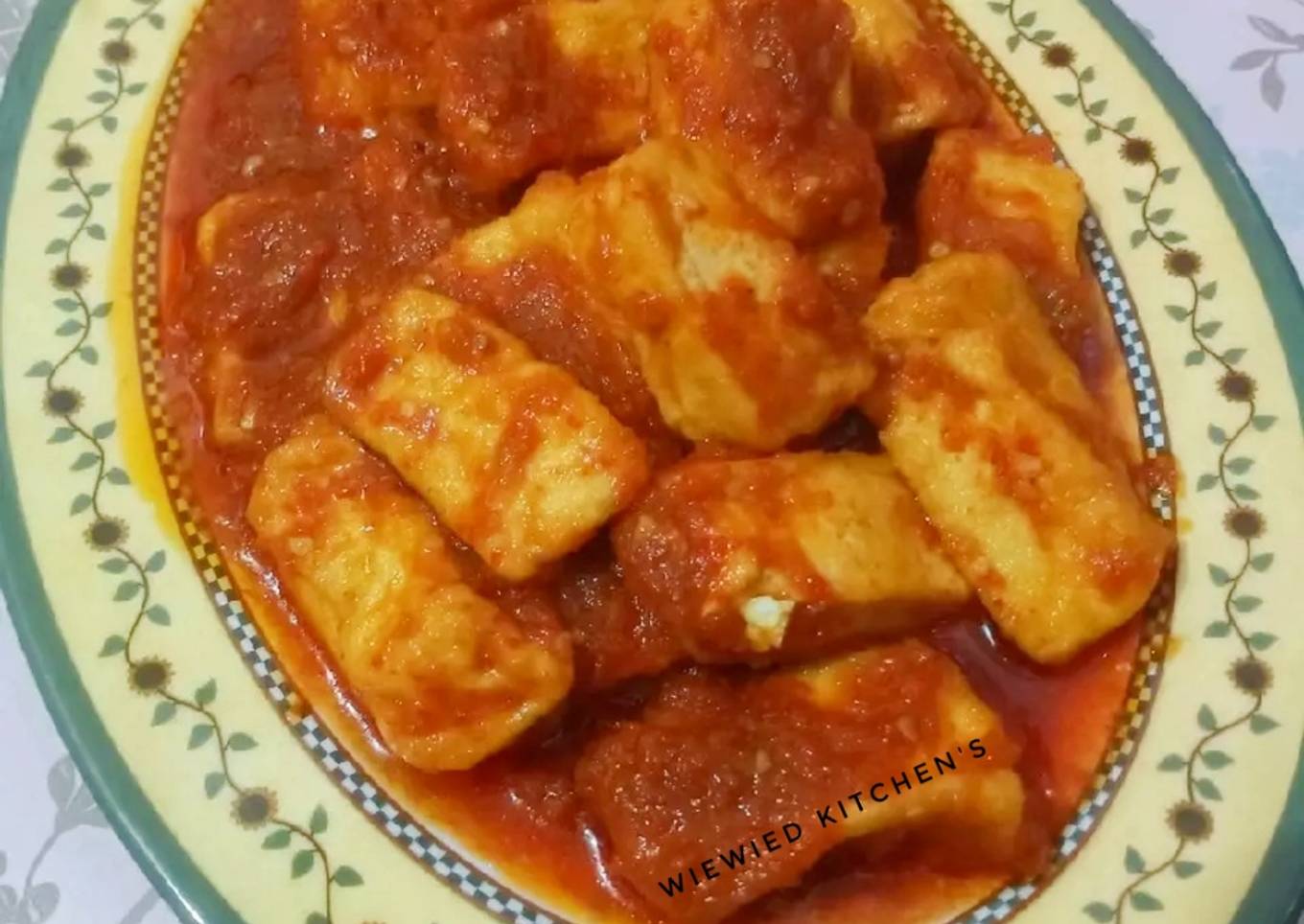 Tahu Pedas Asam Manis