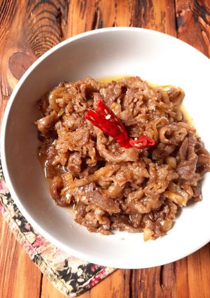 Foto resep Tumis Daging ala Beef Bowl Yoshinoya dan acar ala Hokben
