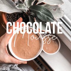 A picture of The Most Simple Chocolate Mousse – 4 Ingredients 5 Minutes.