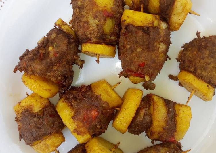 Fried Arish potatoes (dankali mai nama)
