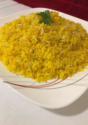 صورة لوصفة أرز بالشبت
