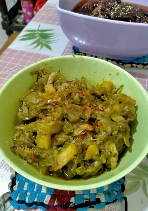 Foto resep Teri kentang sambel ijo