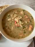 Lemony Shrimp and Bean Stew