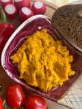 Hummus cu dovleac copt și năut