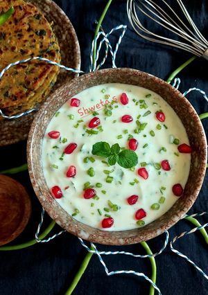 લીલી મોગરી નું રાઇતું જૈન (Green Radish Pods Raita Jain Recipe In Gujarati) રેસીપી મુખ્ય ફોટો