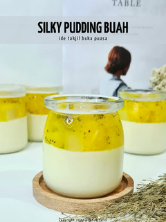 Foto resep Silky Puding buah nanas (ide takjil buka puasa)
