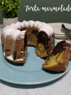 Una foto de Torta marmolada