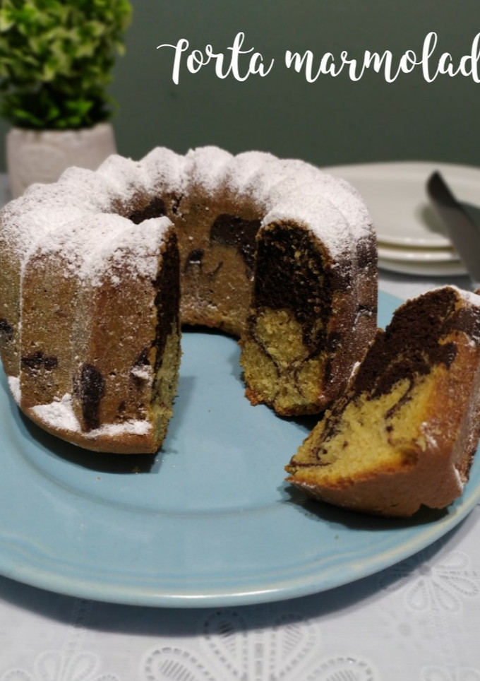 Una foto de Torta marmolada