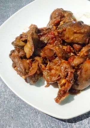 Foto resep Ati Ampela Bumbu Kecap Pedas