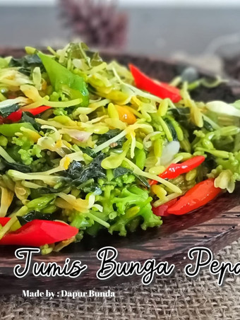 Resep Tumis Bunga Gandul (Bunga Pepaya), Menggugah Selera