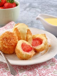 Epres túrógombóc recept fotója