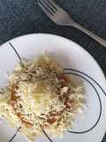 Pancake dulce con queso