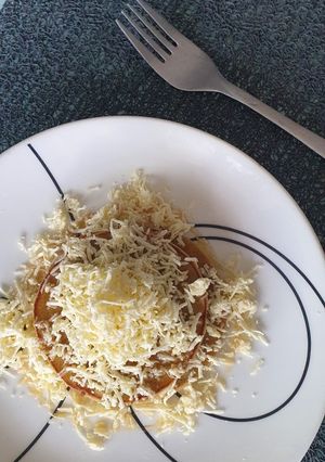 Una foto de Pancake dulce con queso