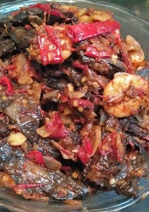 Foto resep Dendeng Balado Paru & Udang, awet tanpa pengawet
