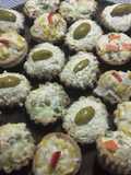Tarteletas saladas para copetín