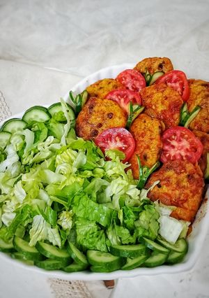 عکسی از دستور کتلت مرغ و زرشک 😍