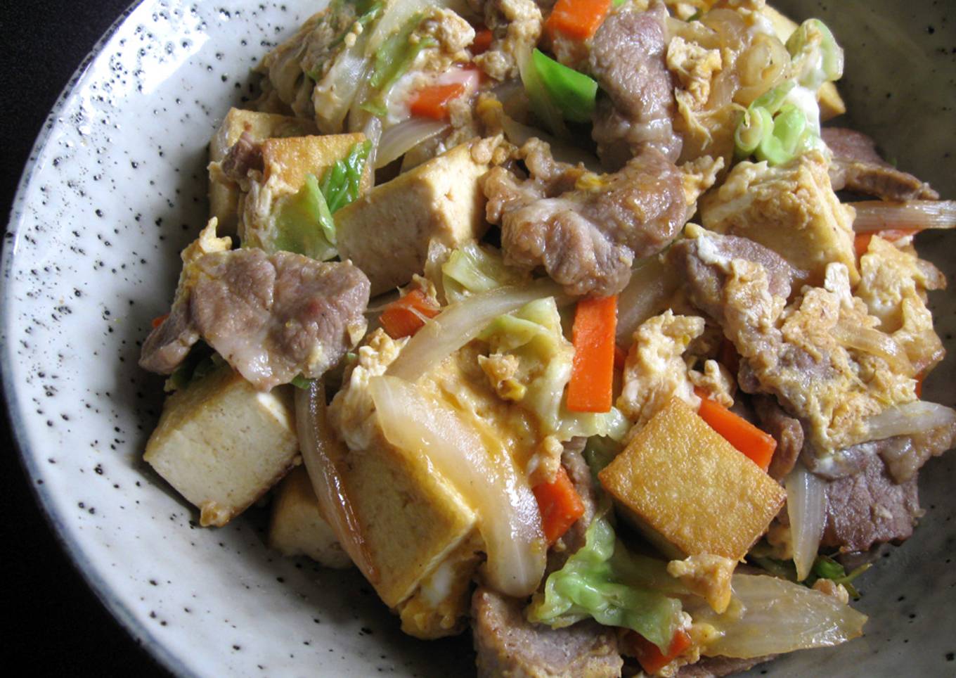 Pork & Vegetables Champroo (Chanpurū)
