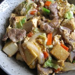 A picture of Pork & Vegetables Champroo (Chanpurū).