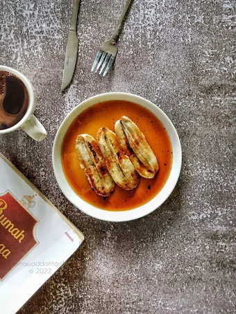 Cara Gampang Membikin Resep Pisang Bakar Kuah Aren yang Lezat Sekali Anti Ribet, Lezat Sekali
