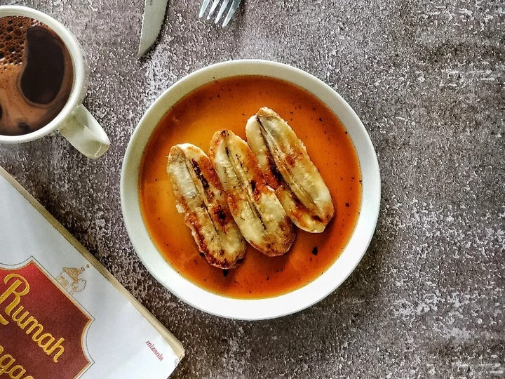 Cara Gampang Membikin Resep Pisang Bakar Kuah Aren yang Lezat Sekali Anti Ribet, Lezat Sekali