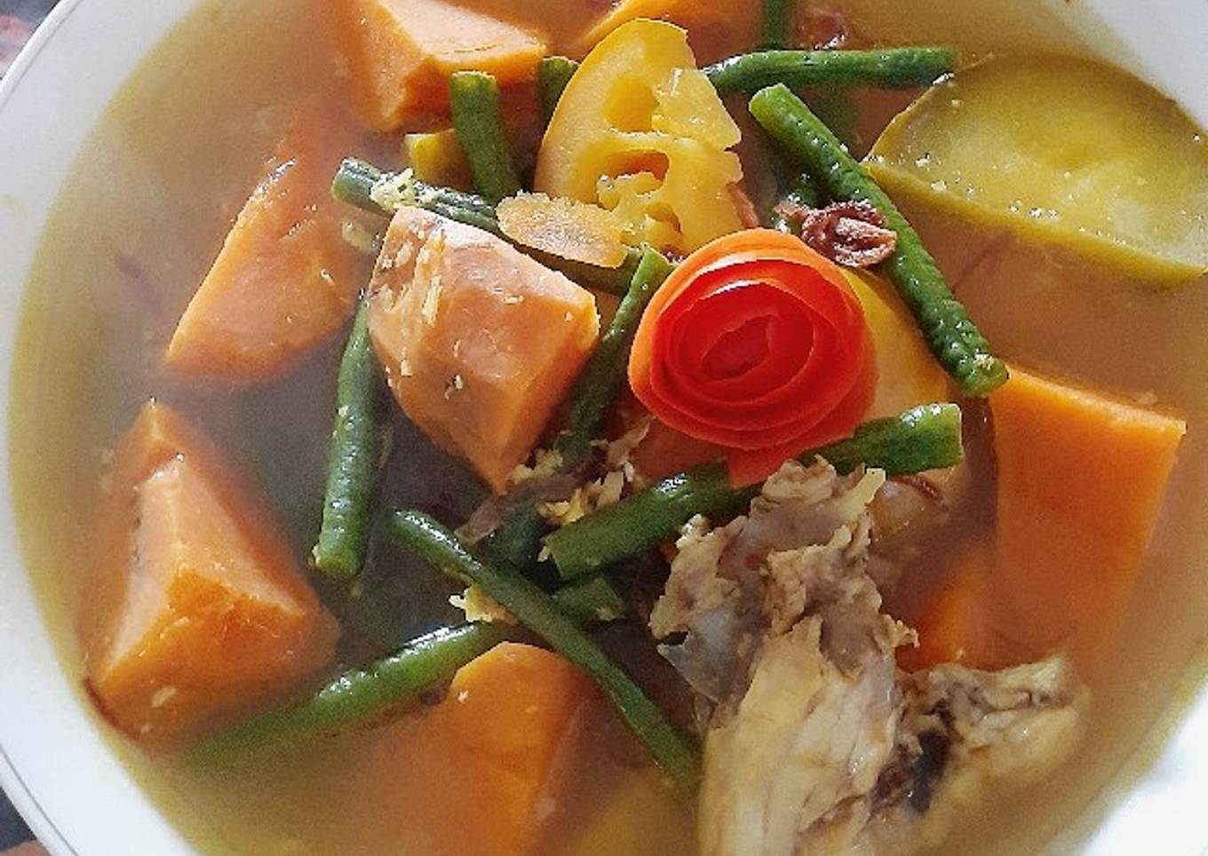 Sayur jeruk dari Borno