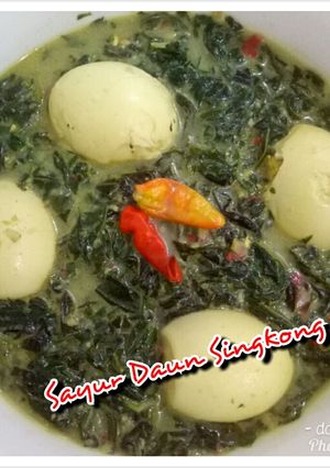 Foto resep Sayur Daun Singkong