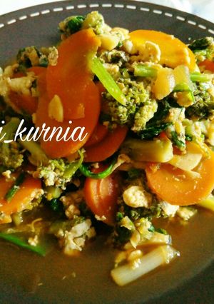 Foto resep Tumis Sayur Telur
