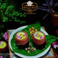 A picture of Matka Kesar Phirni.