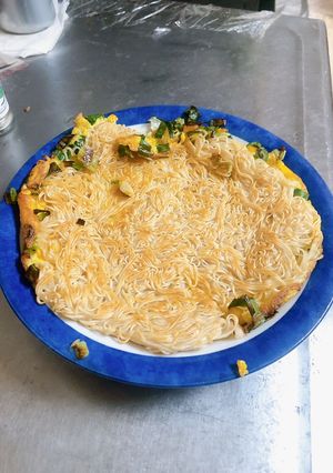 蛋煎麻油麵線 的食譜成品照片