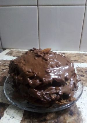 Una foto de Panqueques de cacao🥞🍫